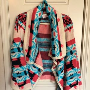 Moon Aztec Print Cardigan